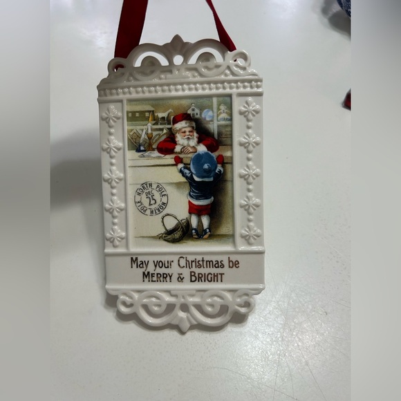 Christmas Plaque
Orniment "May Your Christmas Be Merry And Bright" ceramic - Picture 1 of 5